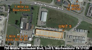 2,200 +/- SF Commercial Condominium Office Space Zoned H-I (Heavy Industrial) in Murfreesboro, TN
