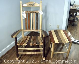 ABSOLUTE ONLINE AUCTION: <br/>Handmade Rocking Chair to Benefit A Soldier's Child Foundation