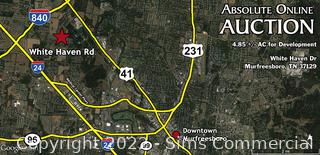 ABSOLUTE ONLINE AUCTION: <br/>4.85+/-AC for Development in Murfreesboro